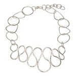Feeling Loopy Argentium Silver Statement Choker Necklace