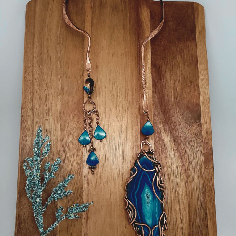 Goddess Open Collar Copper Statement Necklace - Main Image