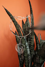 Celebrate the Journey Argentium Silver Statement Necklace Necklaces