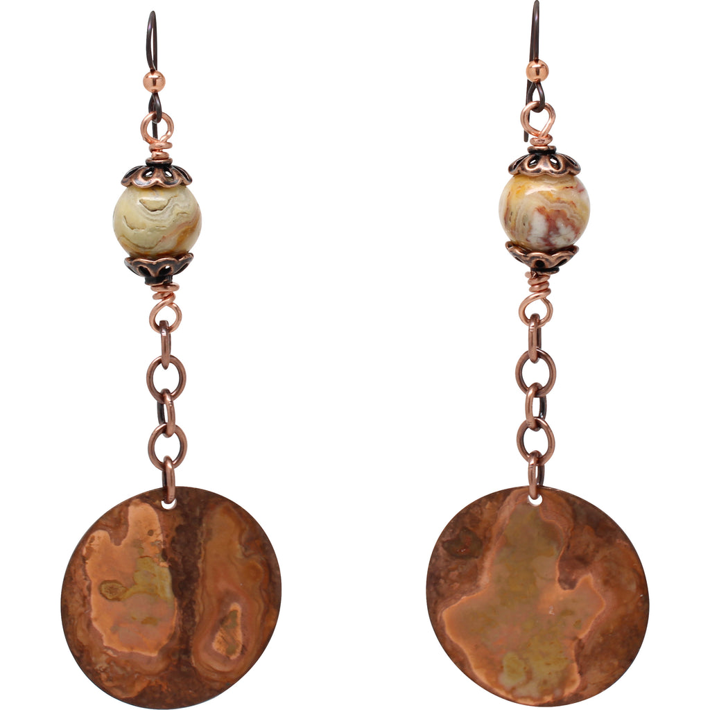 Paparazzi Accessories: HARDWARE-Headed - Copper Earrings