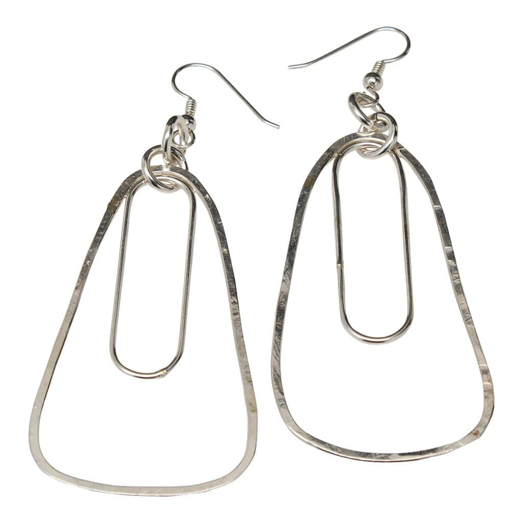 Argentium Silver Long Earrings Earrings