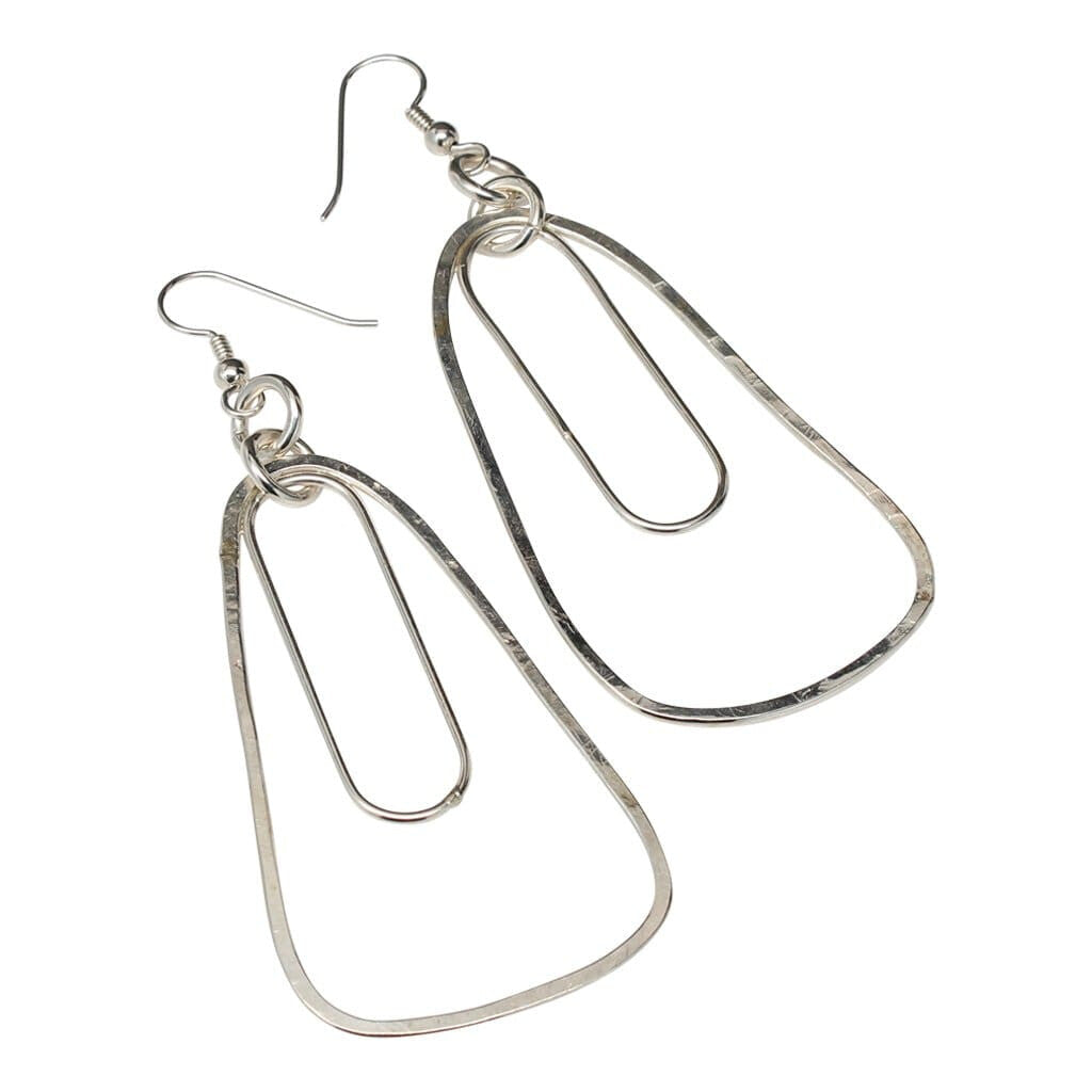 Argentium Silver Long Earrings Earrings