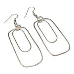 Argentium Silver Long Earrings By Junebug Earrings