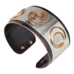 Argentium Silver On Copper Cuff Bracelet Bracelets