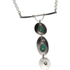 Argentium Silver and Natural Chinese Turquoise Statement Necklace Necklaces
