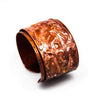 Fiyah In The Valleys Torch Painted Copper Cuff Bracelet