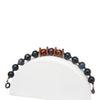 Dumortierite And Mookaite Jasper Semi-Precious Gemstone Beaded Bracelet Bracelets