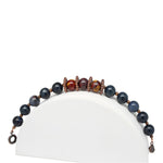 Dumortierite And Mookaite Jasper Semi-Precious Gemstone Beaded Bracelet Bracelets