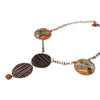Kazuri And Molded Copper Statement Collar Necklace Necklaces