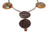 Kazuri And Molded Copper Statement Collar Necklace Necklaces