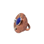 Lapis Magnificence Large Cocktail Ring Rings