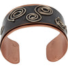 Many Spirals Drama Copper Cuff Bracelet Bracelets