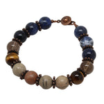 ’No More Drama’ Semi-Precious Gemstone Beaded Bracelet Small - 6.5’’ / Daisy Spacer Bracelets