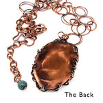 The Green Lady Pendant Copper Necklace Necklaces