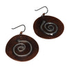 The Journey Copper and Argentium Silver Earrings Earrings