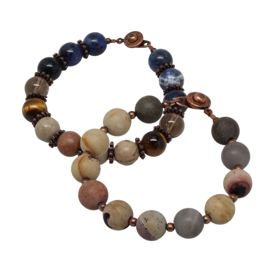 The No Worries Gemstone Beaded Bracelet Bundle Bracelets