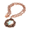 The Tree Agate Lady Copper Pendant Necklace Necklaces
