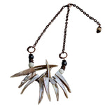 Tribal Copper and Shell Spear Necklace Necklaces