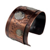 Beauty Marks Argentium Silver and Copper Cuff Bracelet #1 Bracelets