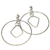 Big and Fabulous Argentium Silver Hoop Earrings Earrings