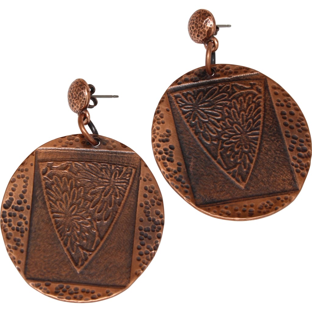 Fabulous Copper Plate Earrings (Version 2) Earrings