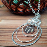 Generations Argentium Silver and Copper Necklace
