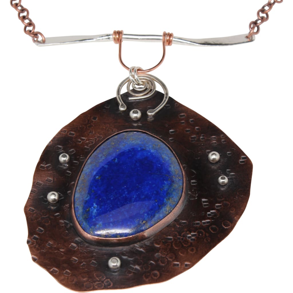 Lovely Lapis Statement Necklace Necklaces