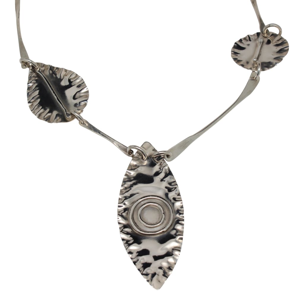 Lovely Leaves Argentium Silver Statement Necklace Necklaces