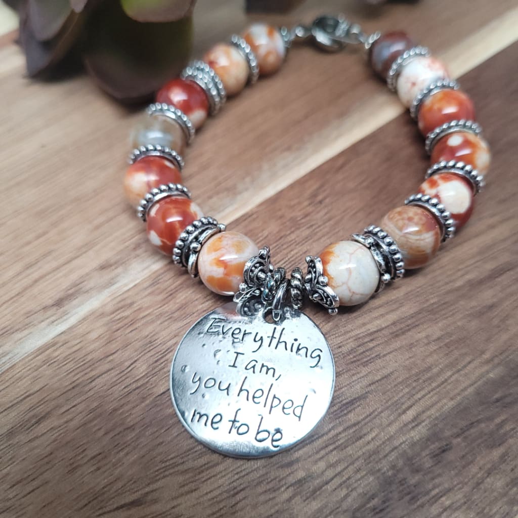 Mini Courage Beaded Bracelet Stack – Give Her Courage