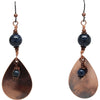Sassy Dumortierite and Copper Dangle Earrings Earrings