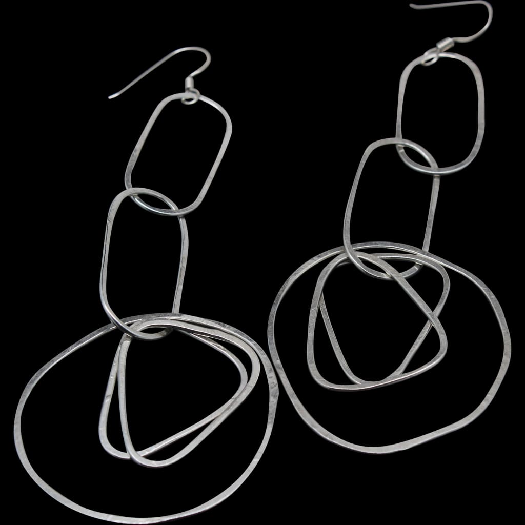 These Dangling Hoops - Large Version Earrings