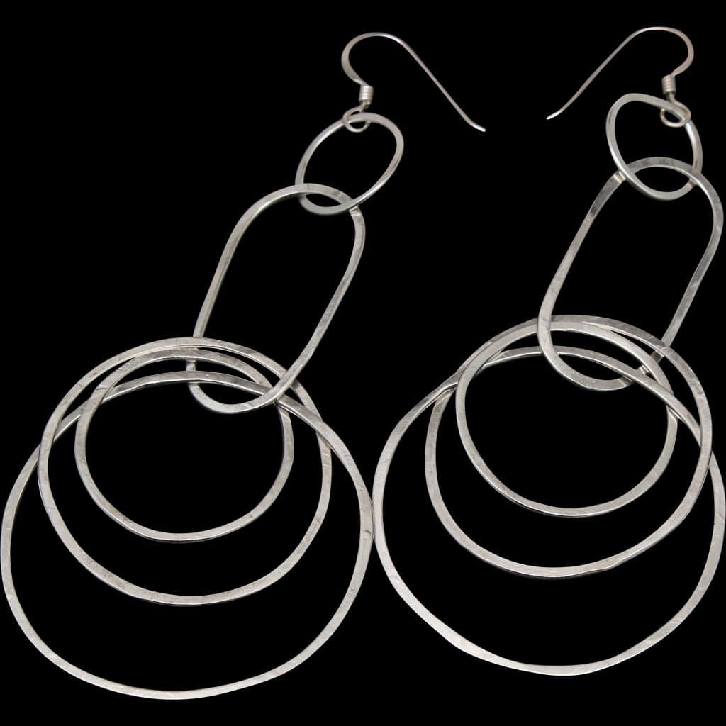 These Dangling Hoops - Medium Version Earrings